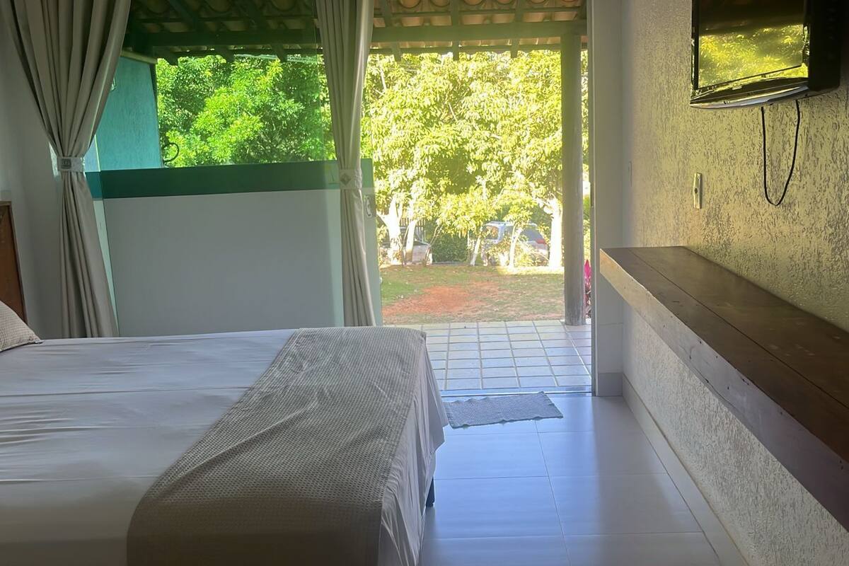 family double room, 1 bedroom, non smoking, garden view | 1 bedroom, bed sheets