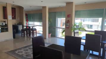 Sala de estar en el lobby