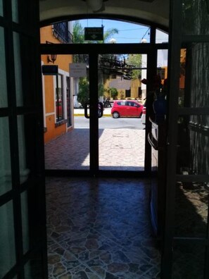 Interior entrance