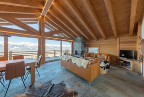 TV, fireplace, DVD player - Chalet Oak Tree amazing, sauna, ski-in/out (Haute-Nendaz)
