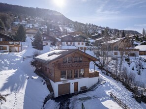 Exterior - Chalet Nid Blanc wood burning hottub (Haute-Nendaz)