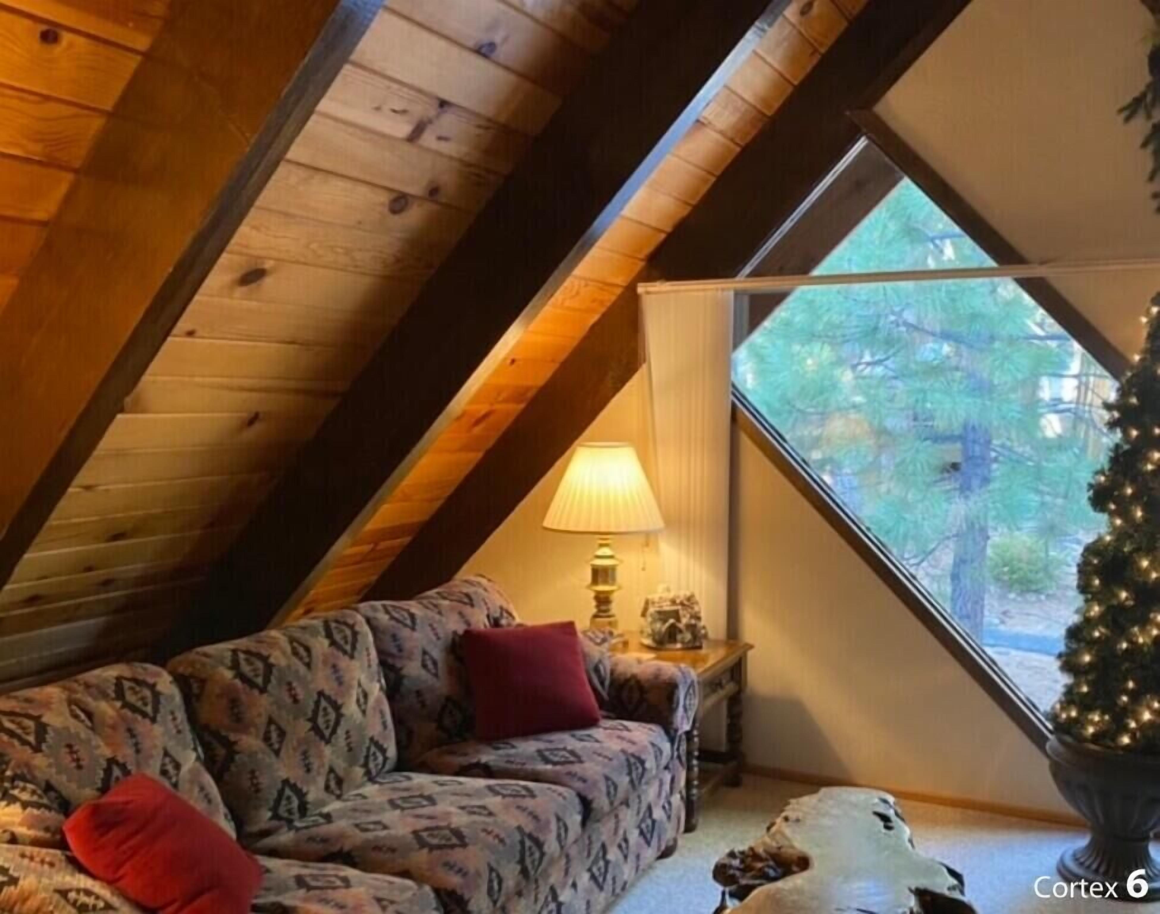 TV connectée, cheminée, livres