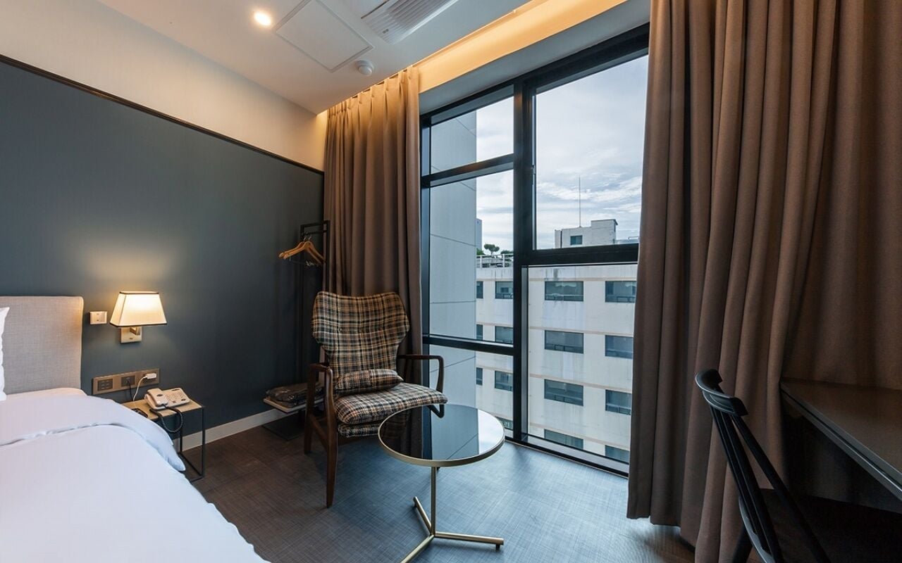 Blackout curtains, soundproofing, free WiFi, individually decorated