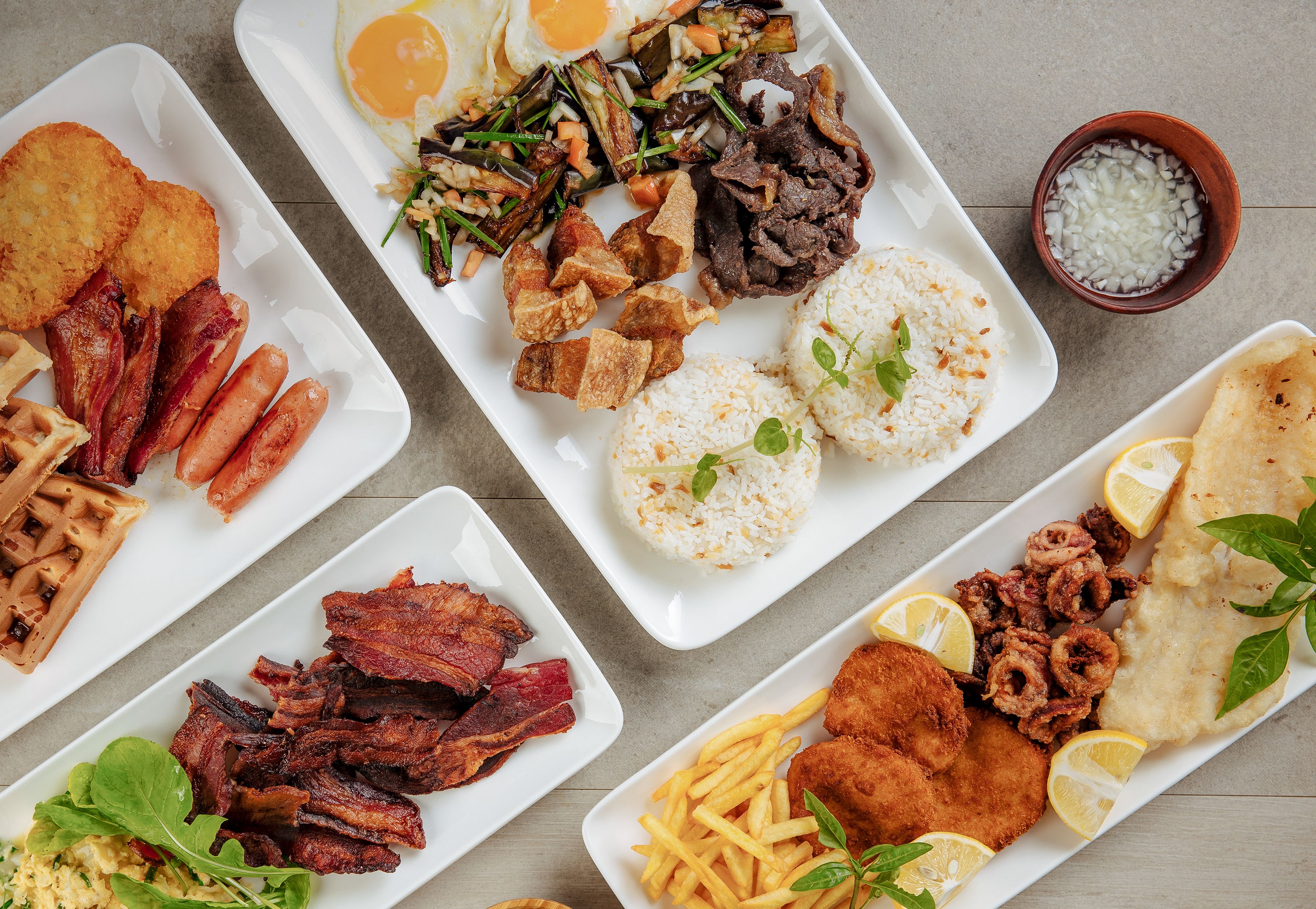 Desayuno continental (PHP 800 por persona) 