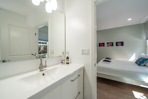 淋浴/盆浴组合、按摩浴缸、吹风机、毛巾