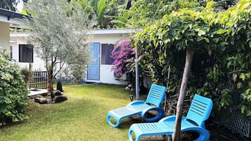 Studio, 1 trÚs grand lit, coin cuisine, vue jardin (Totem) | Literie de qualité supérieure, décoration personnalisée