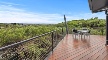 Panoramic Apartment, 2 Bedrooms, Non Smoking, Partial Ocean View | Terrace/patio