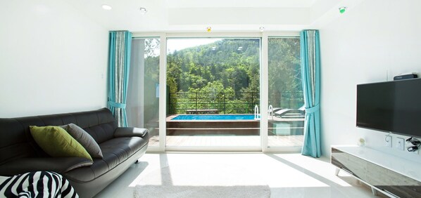 Dúplex, hidromasaje (Nunkkot, SNOWFLAKE) | Sala de estar | Smart TV 