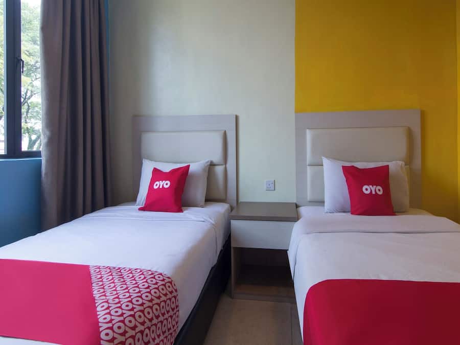 Habitación Deluxe con 2 camas individuales | Escritorio, espacio para trabajar con un portátil, wifi gratis