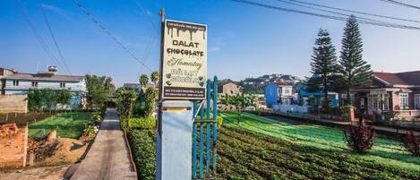 Façade de l’hébergement