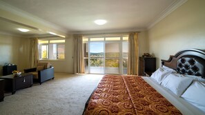 Desk, laptop workspace, free WiFi, bed sheets