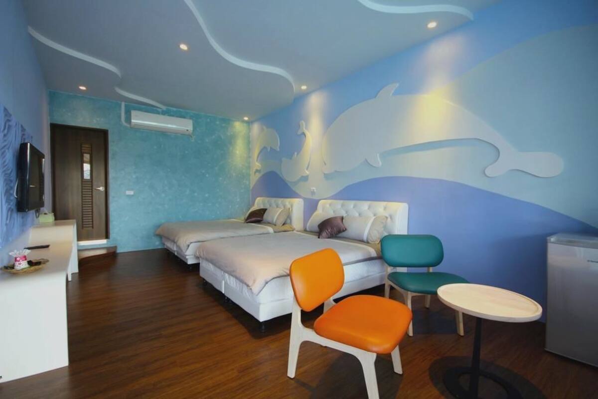 Chambre Quadruple, vue montagne