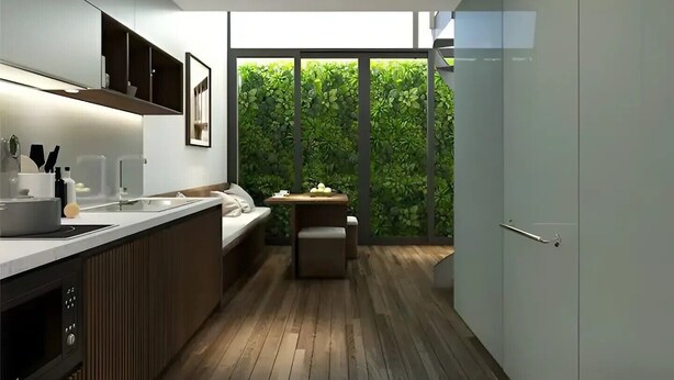 Apartemen Mewah, 1 kamar tidur | 1 kamar tidur, seprai premium, busa memori, dan brankas