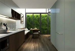 Appartement Luxe, 1 chambre | 1 chambre, literie de qualité supérieure, matelas mémoire de forme