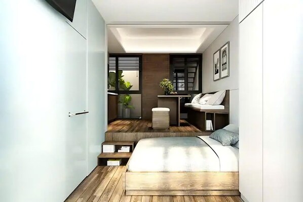 Appartement, 1 chambre | 1 chambre, literie de qualité supérieure, matelas mémoire de forme