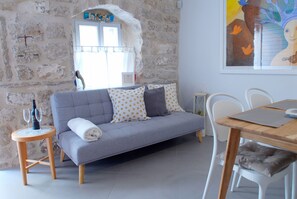 Ferienhaus, 2 Schlafzimmer | Wohnzimmer | Flachbildfernseher