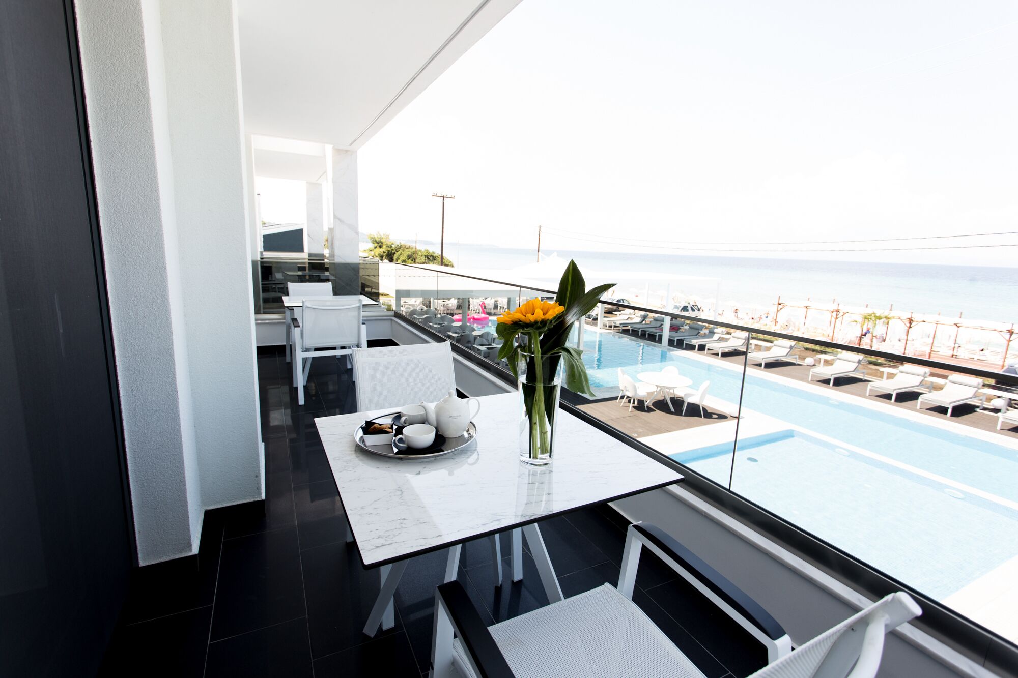 Deluxe-Doppelzimmer | Blick vom Balkon