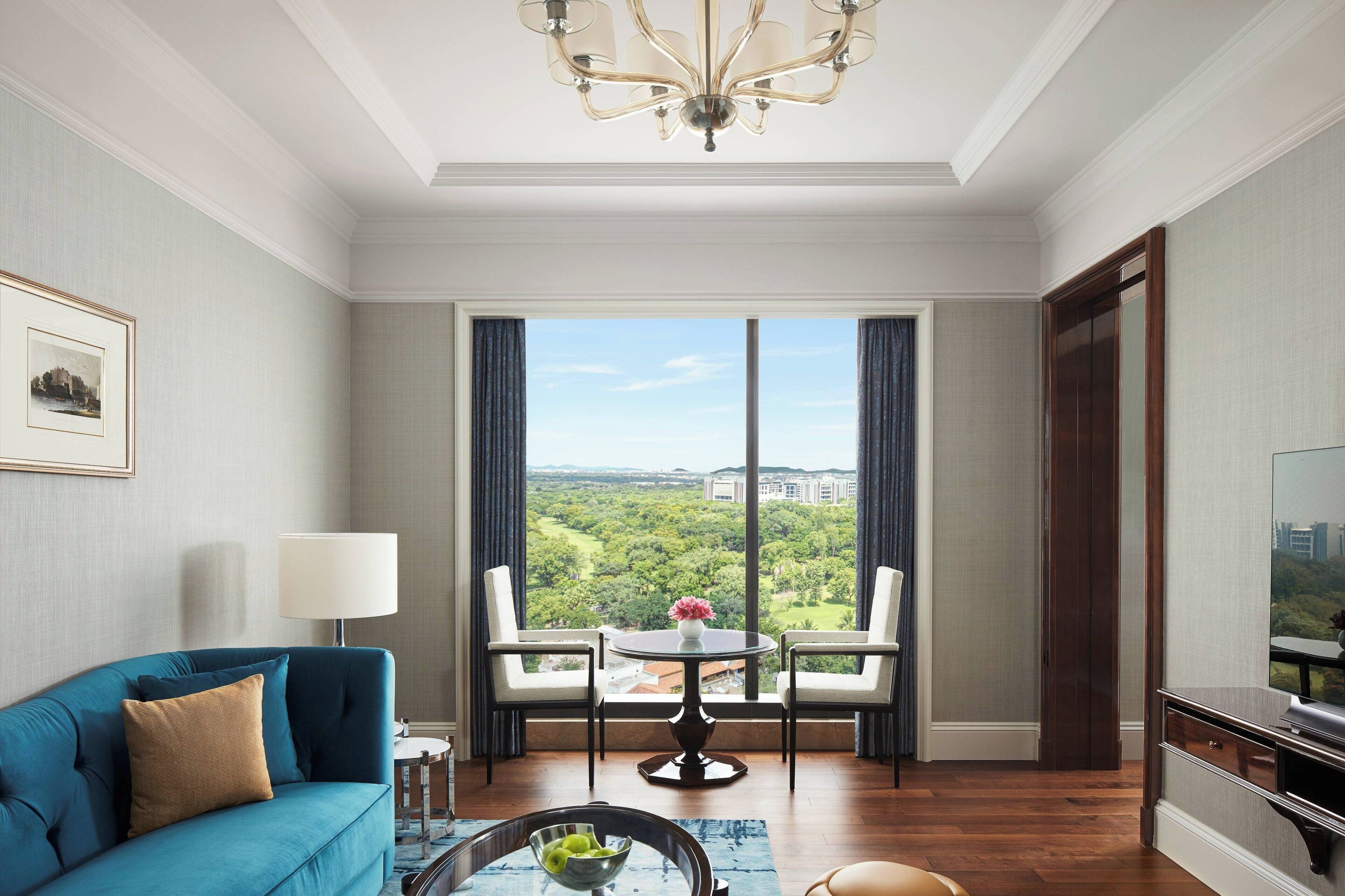 executive suite, 1 bedroom | living room | 55-inch led tv with digital channels, tv