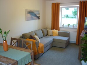 Apartment (Gustav) | Wohnzimmer | Smart-TV, Netflix, Streaming-Dienste