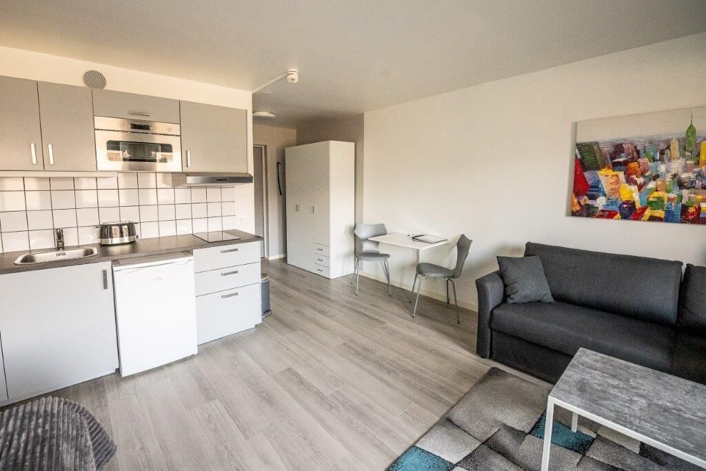 family room, kitchenette (executive) | 1 bedroom, desk, laptop workspace, blackout curtains