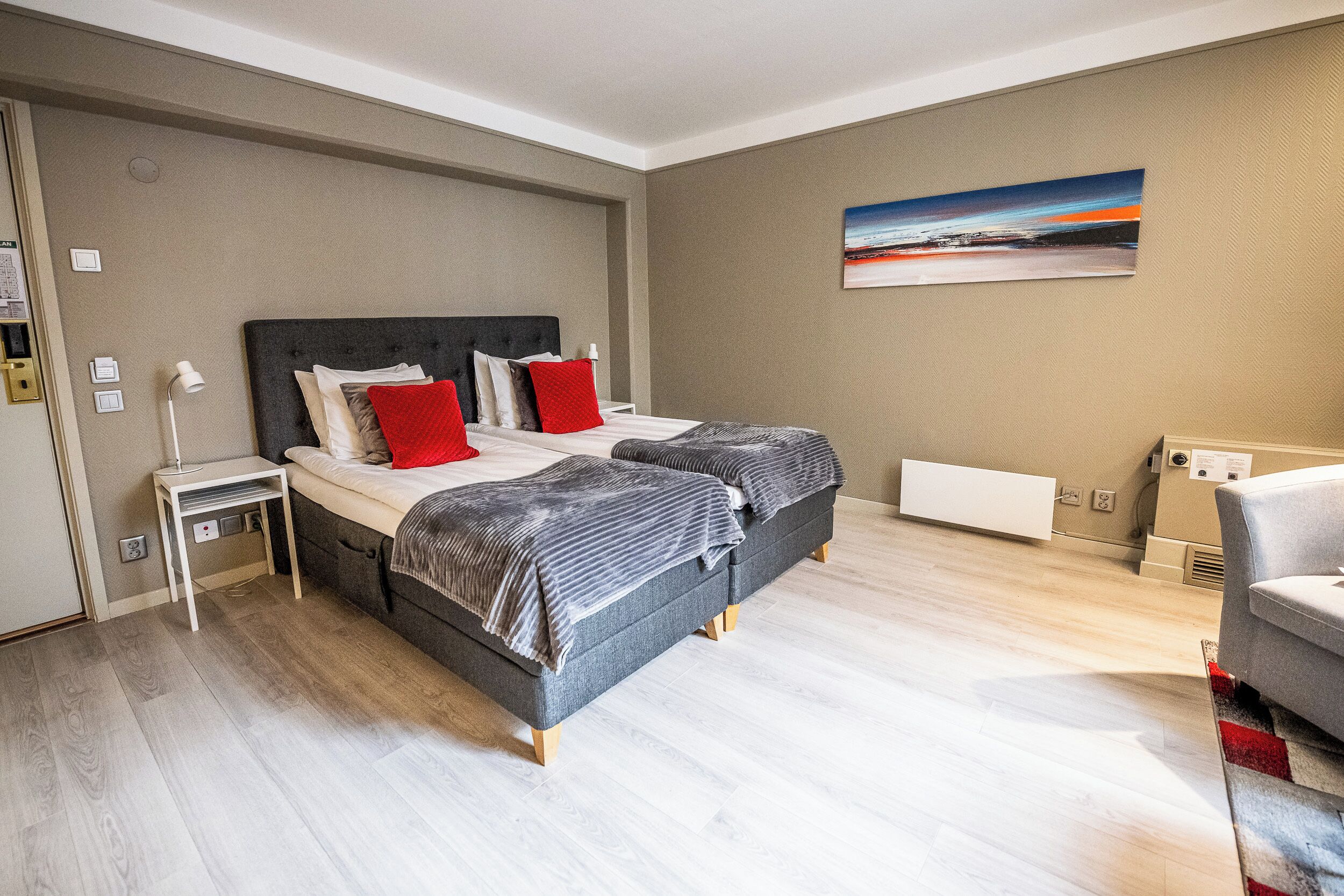 Doppelzimmer, barrierefrei, Blick auf den Innenhof