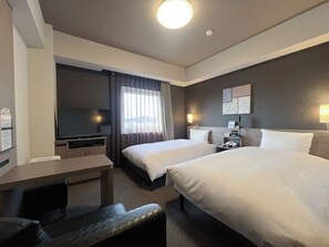Comfort Twin Room, Non Smoking | Desk, free WiFi, bed sheets - Hotel Route-Inn Kurashiki Mizushima (Kurashiki)