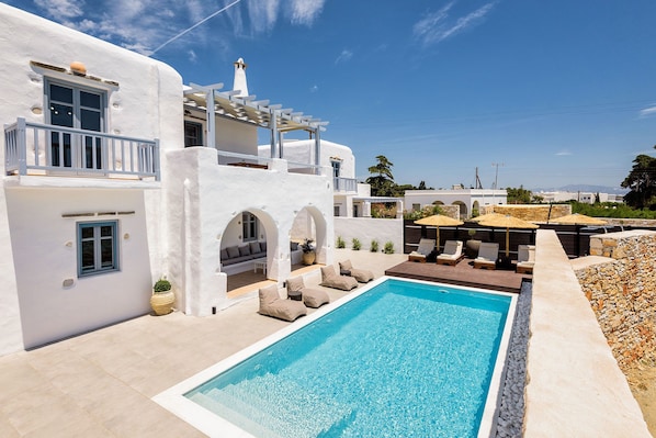 Villa Luxe, 4 chambres, piscine privée, vue mer | Vue depuis le balcon