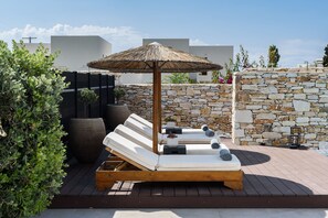 Villa Luxe, 4 chambres, piscine privée, vue mer | Terrasse/Patio