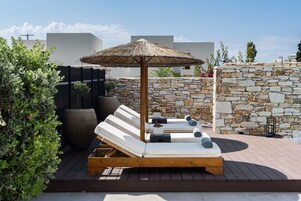 Vila superluxo, 4 quartos, piscina particular, vista para o mar | Terraço/pátio