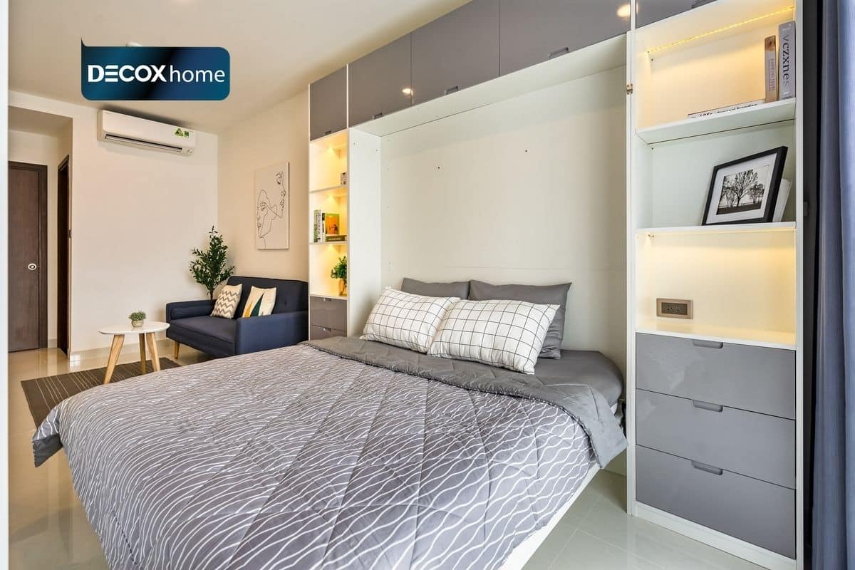 1 Schlafzimmer, Allergikerbettwaren, Schreibtisch, Verdunkelungsvorhänge