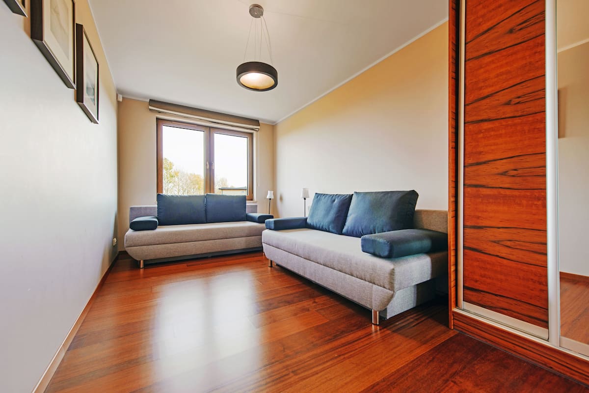 Apartment, Sea View (A44) | Living room | Flat-screen TV