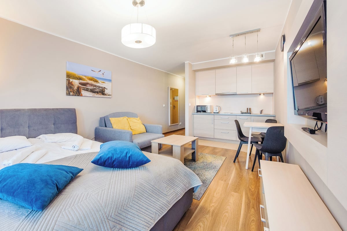 Studio (B26) | Living area | Flat-screen TV