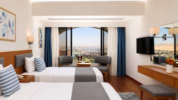 Ropa de cama de alta calidad y minibar