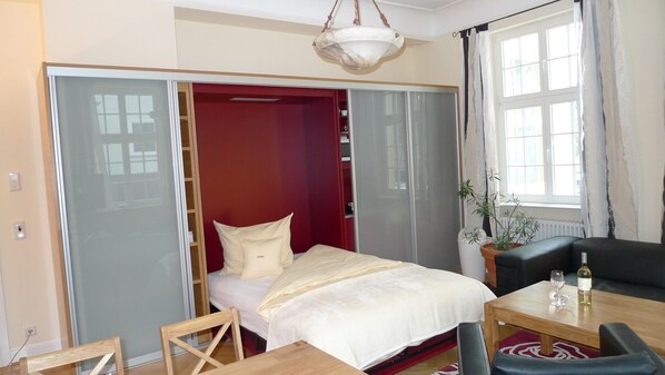 Panoramic Apartment, Ensuite | 1 bedroom, premium bedding, Select Comfort beds, desk