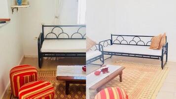 4 bedrooms, blackout curtains, iron/ironing board, free cots/infant beds