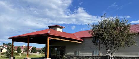 Overnatningsstedets facade