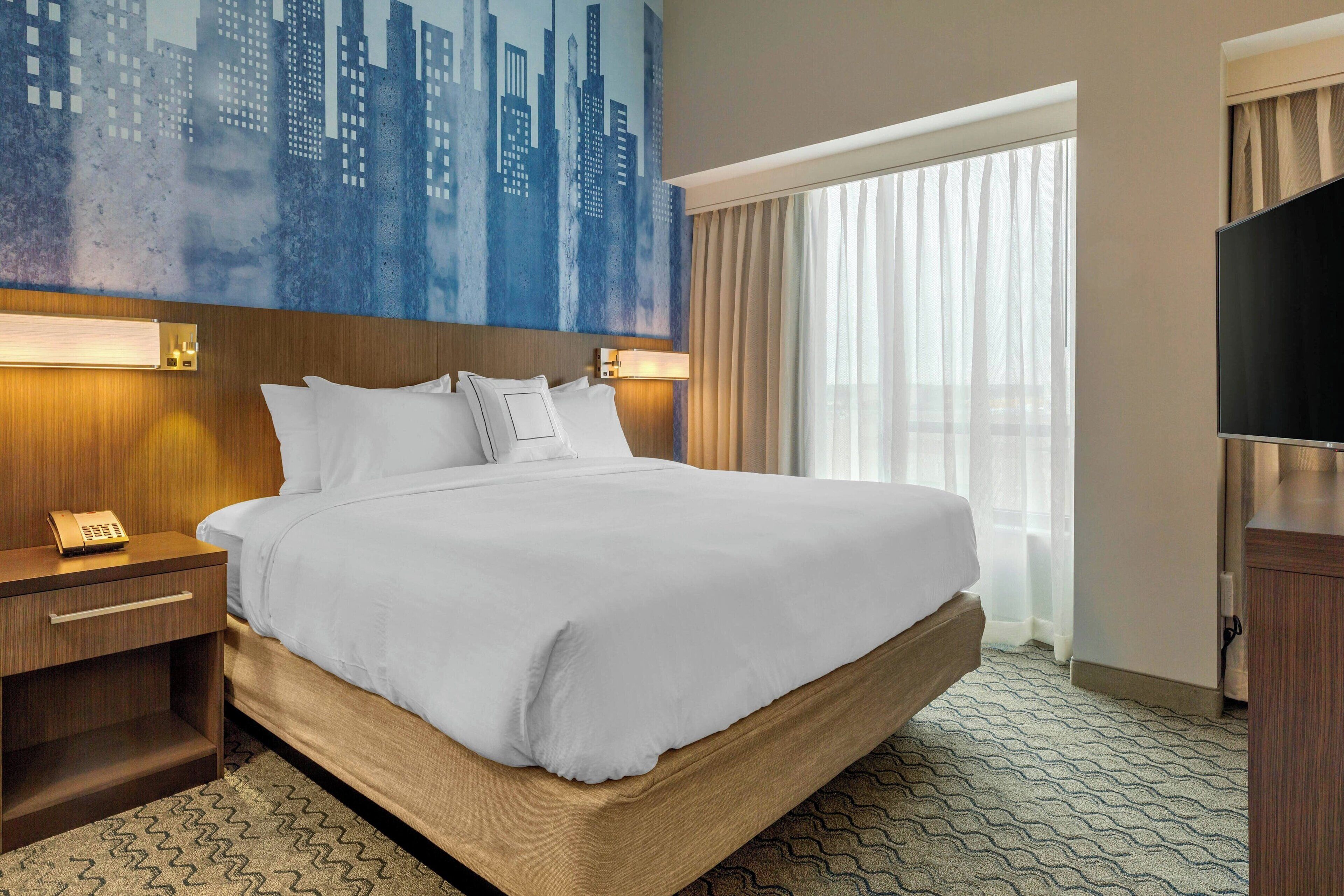 1 bedroom, hypo-allergenic bedding, in-room safe, desk