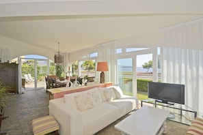 TV, fireplace, DVD player