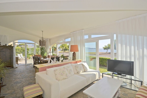 TV, fireplace, DVD player