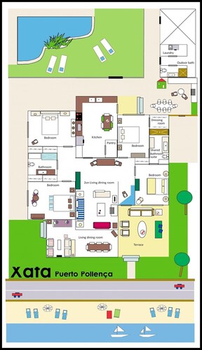 Llenaire - Xata, seafront house with private pool in Puerto de Pollença