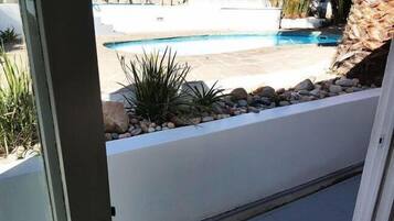 Premium Double Room, 1 King Bed, Ensuite, Pool View | Iron/ironing board, free WiFi, bed sheets