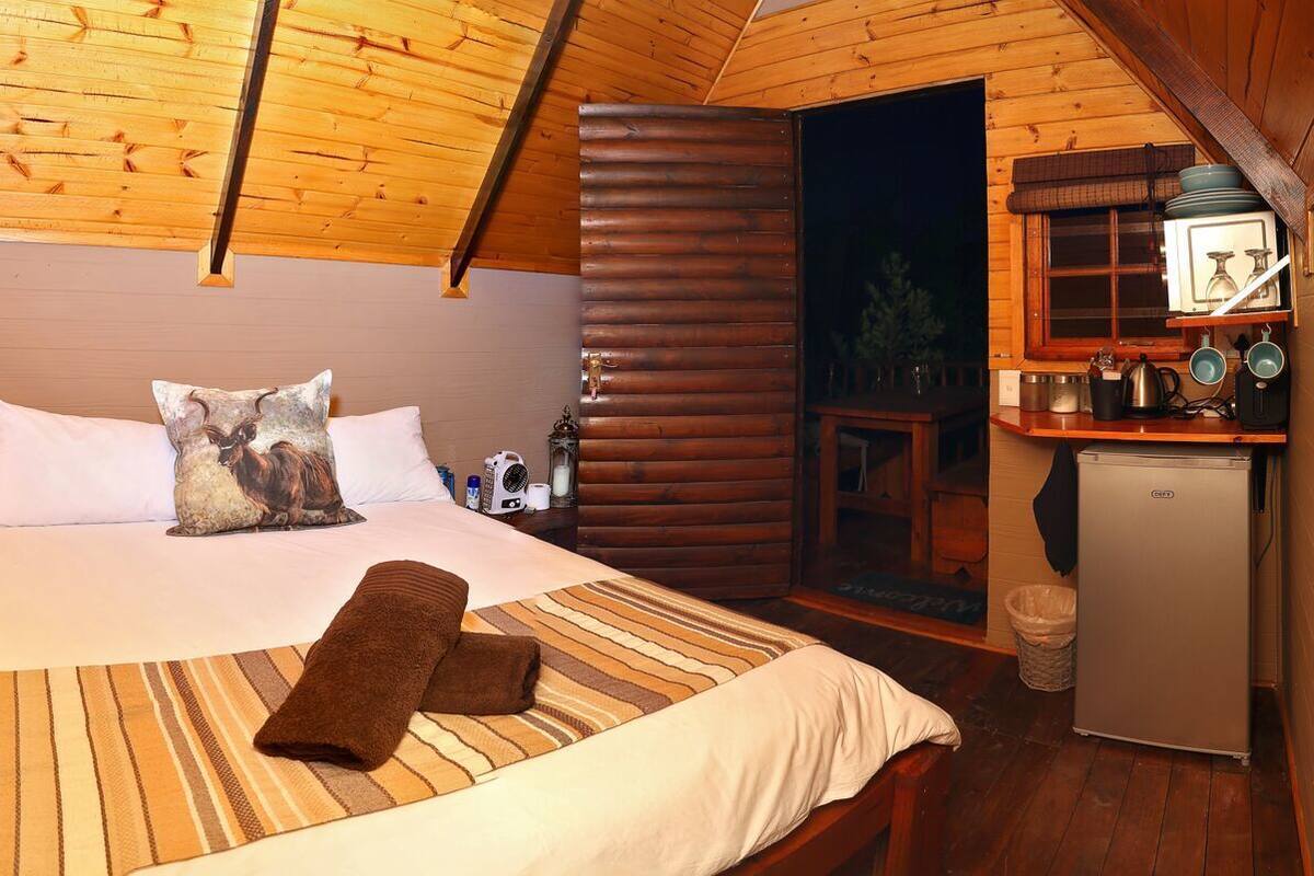 Kabin Eksklusif, 1 kamar tidur, pemandangan laguna | Ruang kerja ramah laptop, Wi-Fi gratis, dan didekorasi berbeda-beda