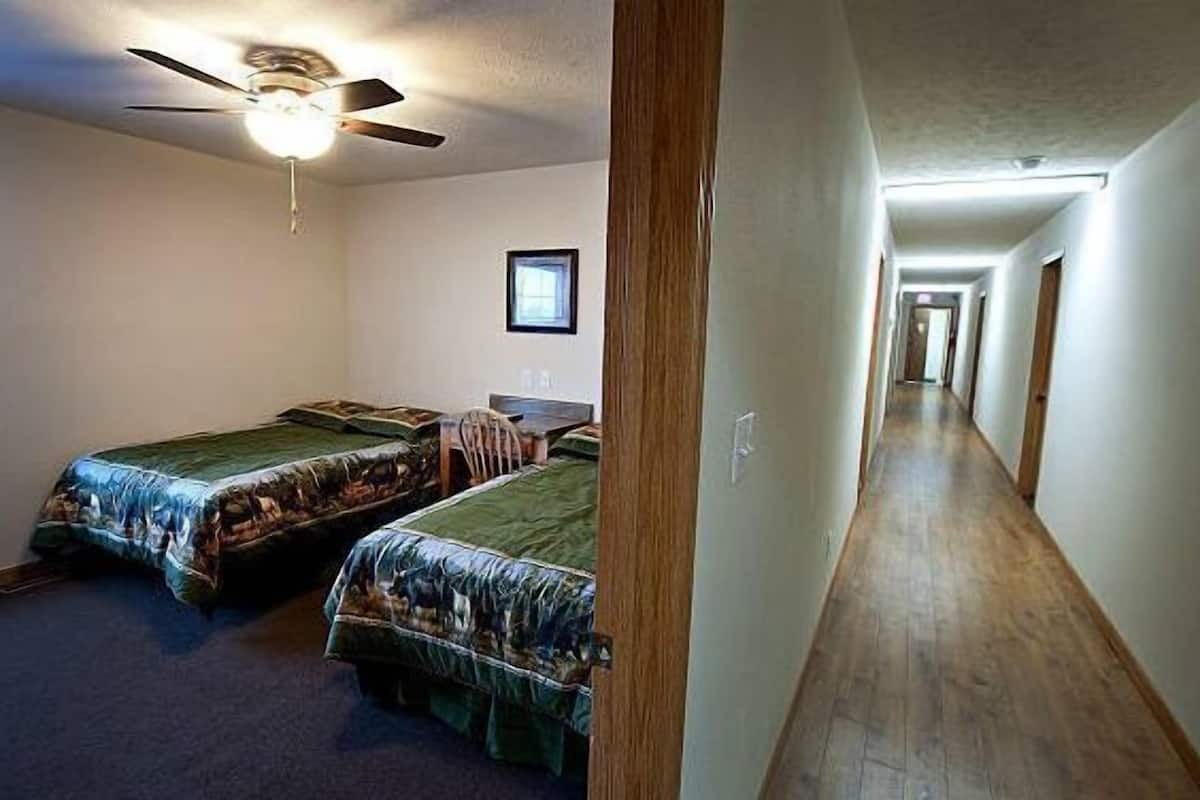 Laptop workspace, blackout drapes, free WiFi, bed sheets