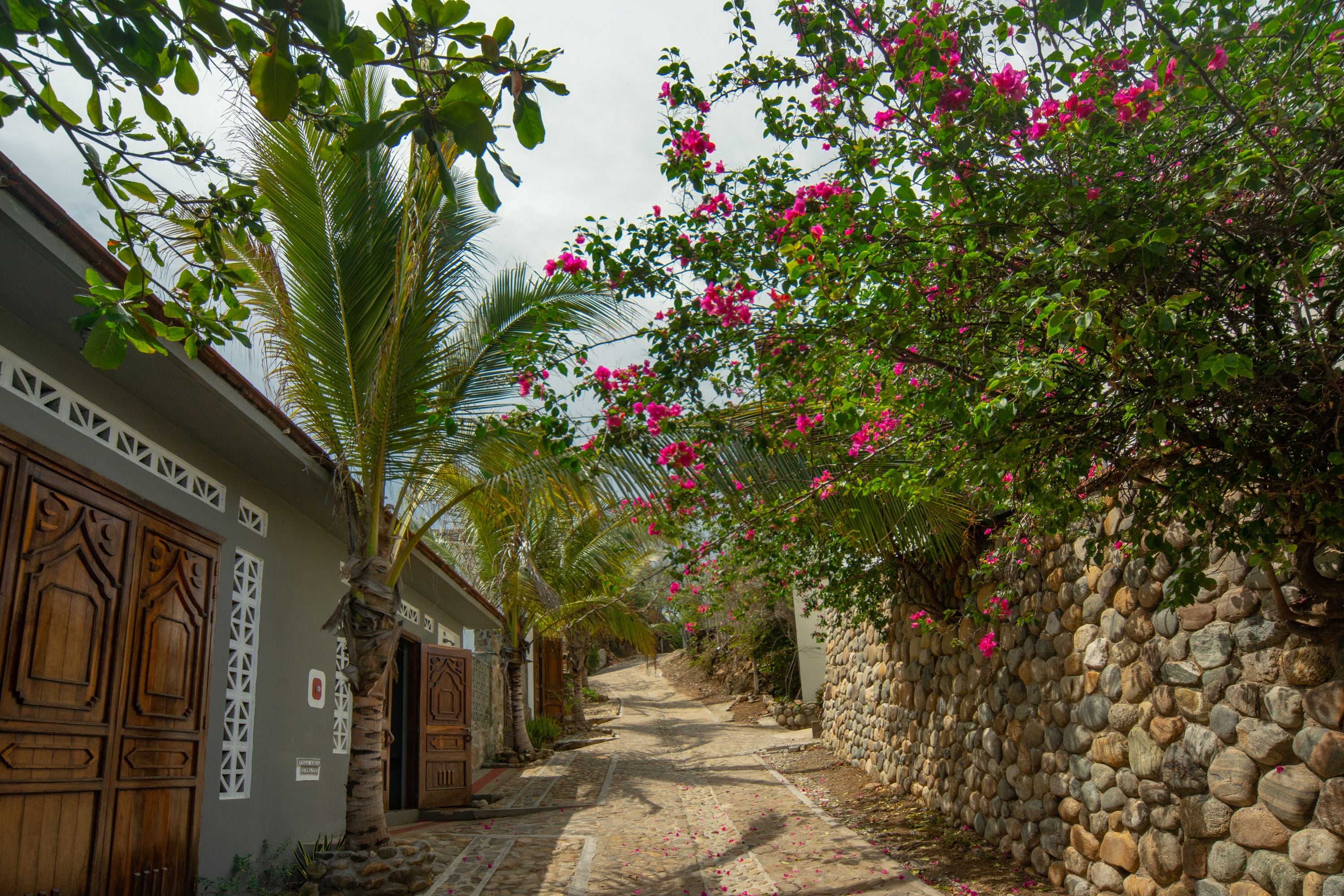Entrada de la propiedad
