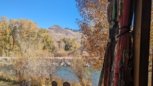 Unclassified image, 4 of 59, button - No Fees! Riverfront Gypsy Wagon on Mini Donkey Ranch! (Salmon)