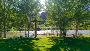 Unclassified image, 3 of 59, button - No Fees! Riverfront Gypsy Wagon on Mini Donkey Ranch! (Salmon)