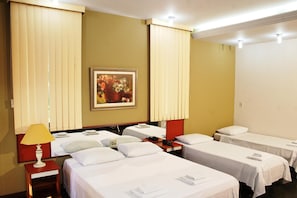 1 bedroom, blackout curtains, iron/ironing board, rollaway beds