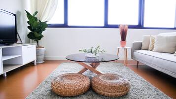 Apartment, 2 Bedrooms (The Harmony) | Ruang tamu | TV skrin rata