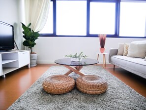 公寓, 2 間臥室 (The Harmony) | 客廳 | 平面電視