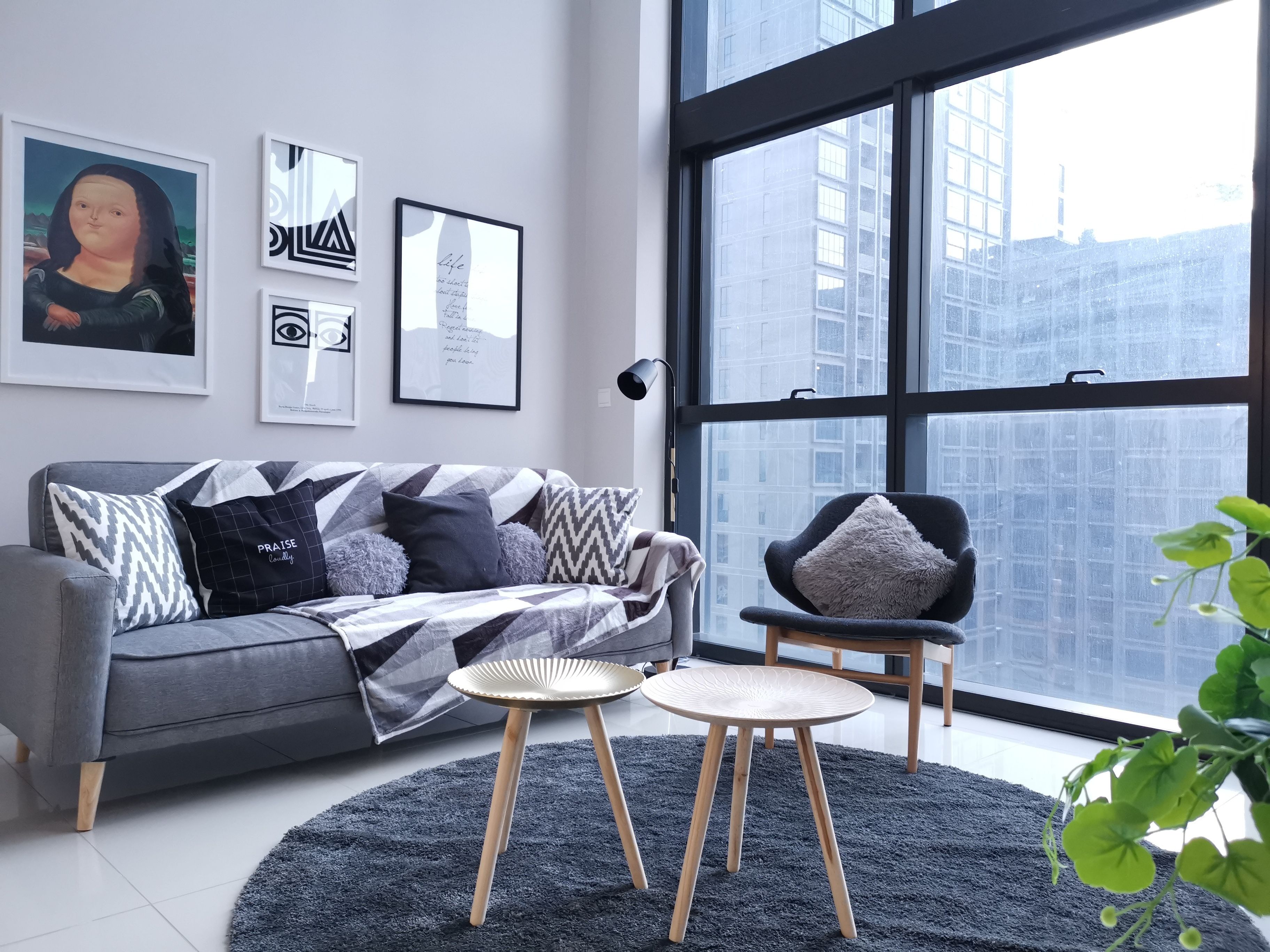 Apartment, 1 Schlafzimmer (The Muse) | Wohnzimmer